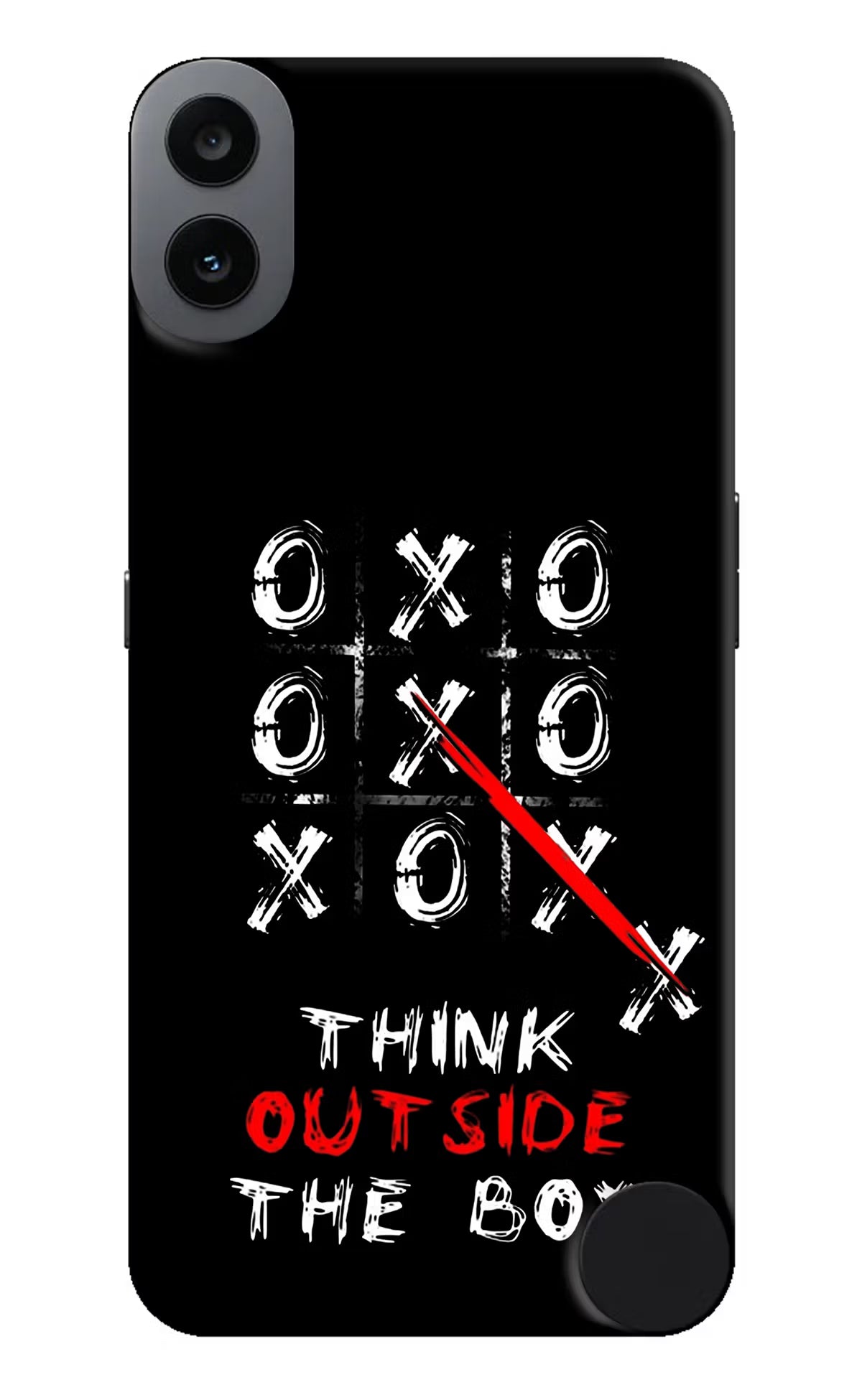 Think out of the BOX CMF by Nothing Phone 1 Hard Case Back Cover by Casekaro