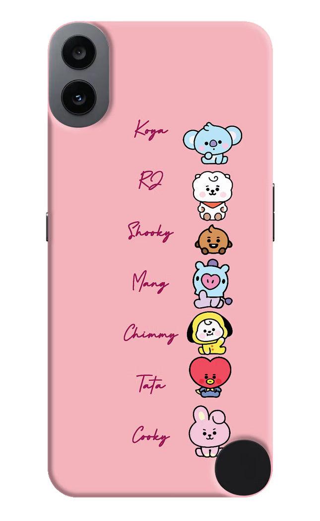 BTS names CMF by Nothing Phone 1 Hard Case Back Cover by Casekaro