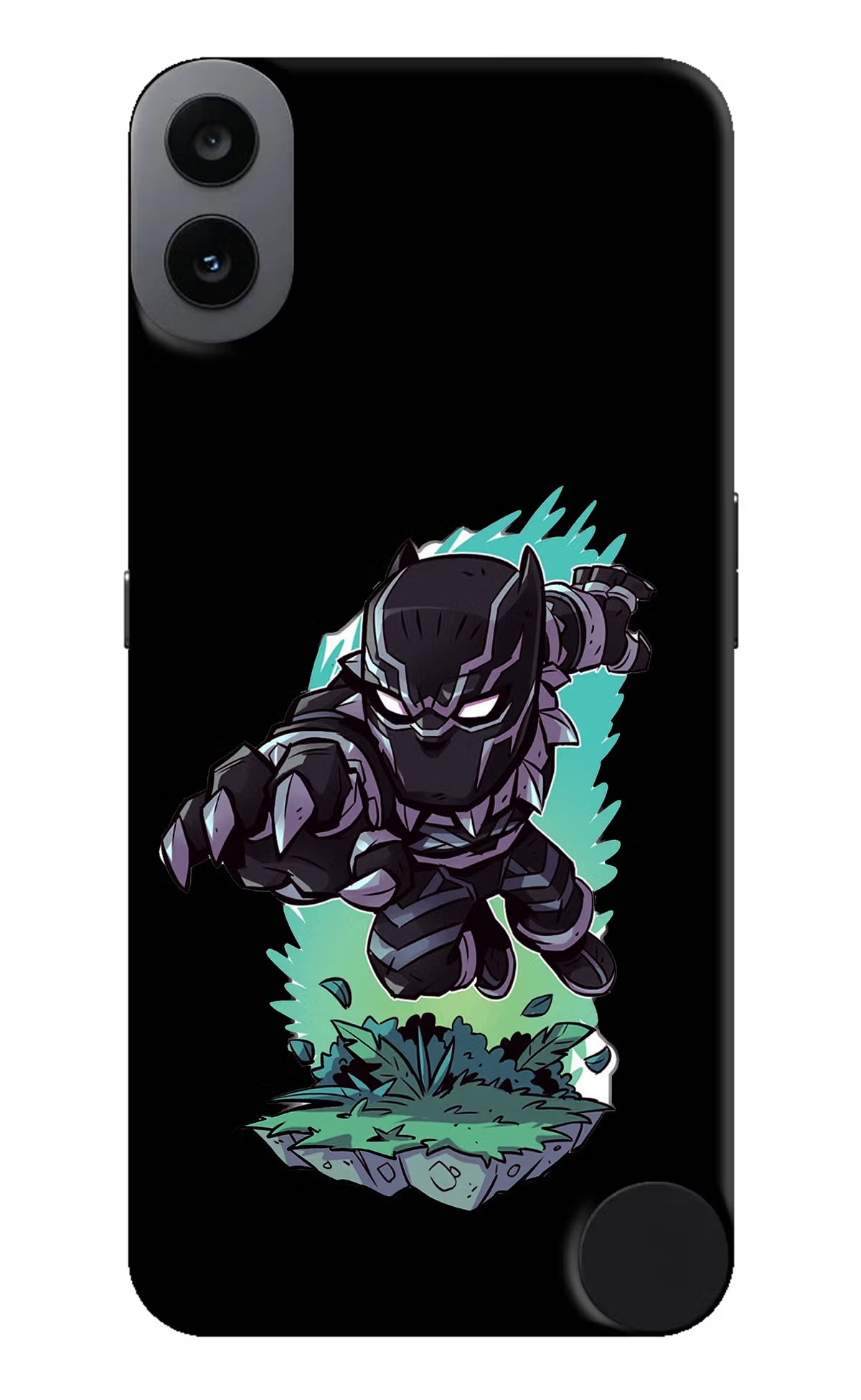 Black Panther CMF by Nothing Phone 1 Hard Case Back Cover by Casekaro
