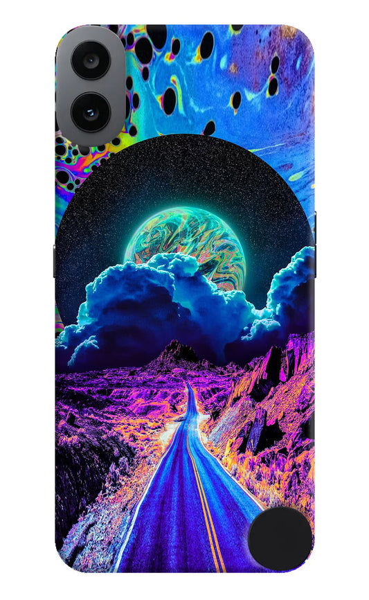 Psychedelic Painting CMF by Nothing Phone 1 Hard Case Back Cover by Casekaro