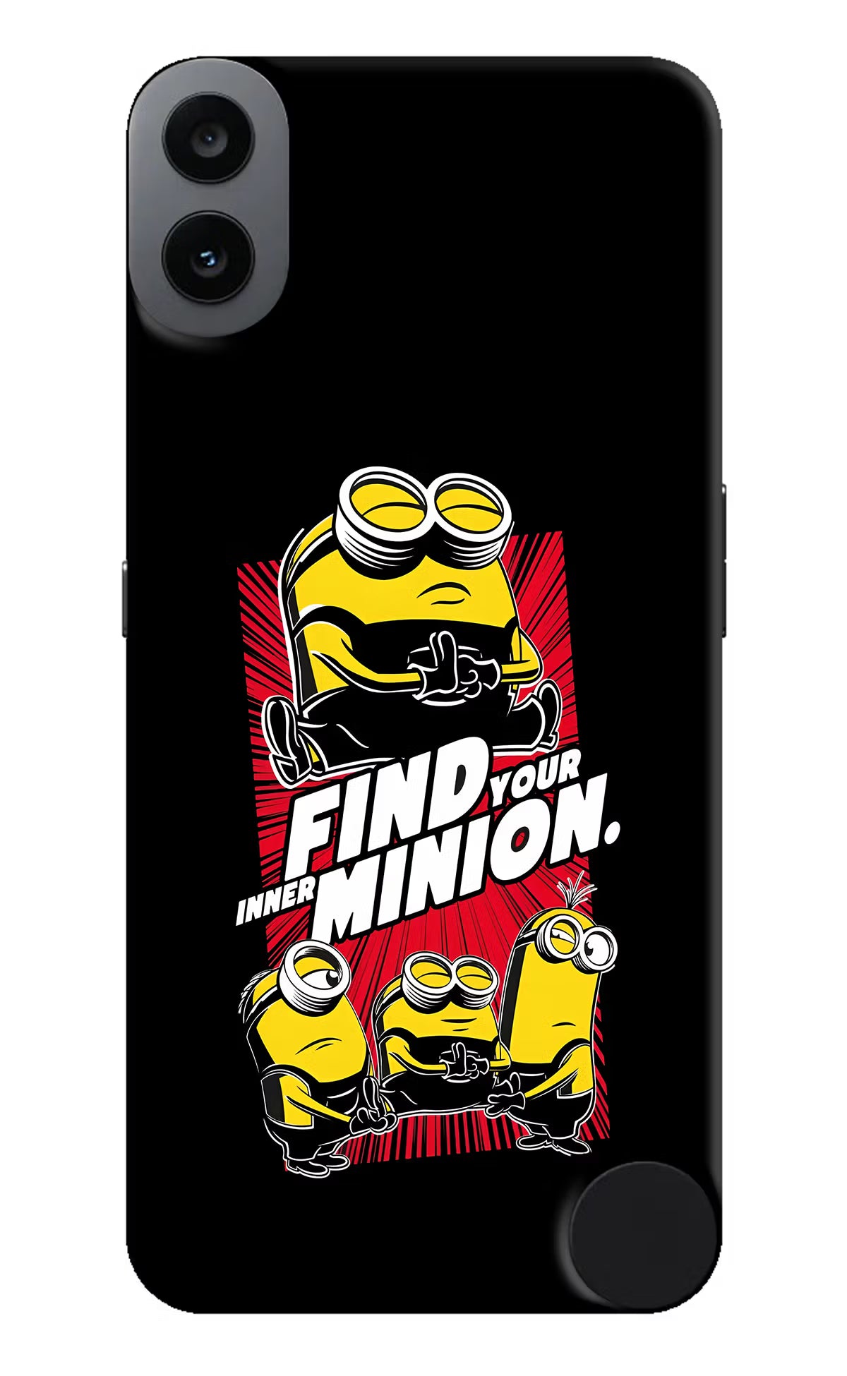 Find your inner Minion CMF by Nothing Phone 1 Hard Case Back Cover by Casekaro
