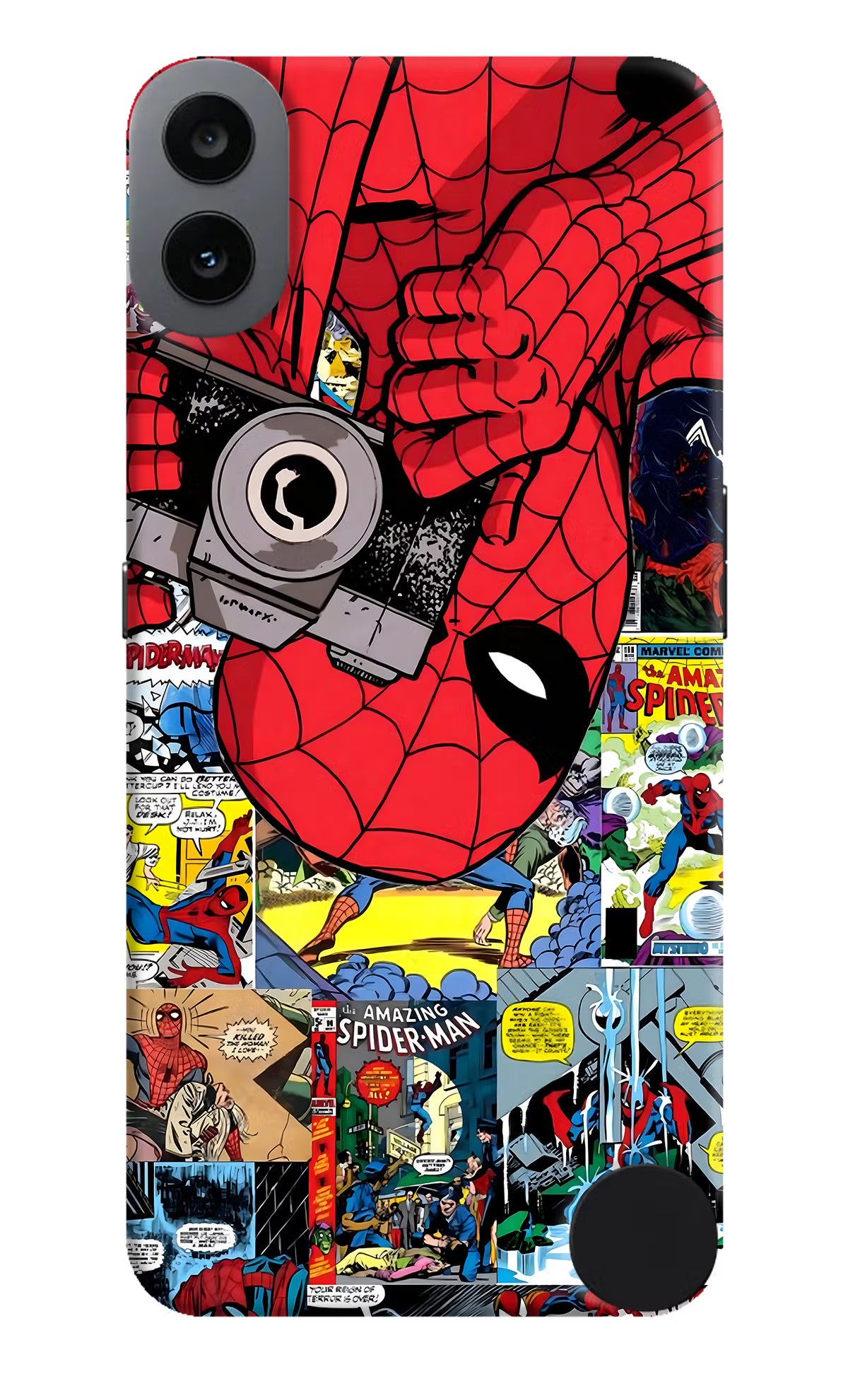 Spider Man CMF by Nothing Phone 1 Hard Case Back Cover by Casekaro