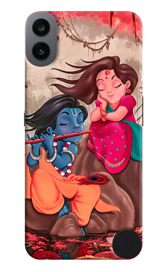 Radhe Krishna CMF by Nothing Phone 1 Hard Case Back Cover by Casekaro