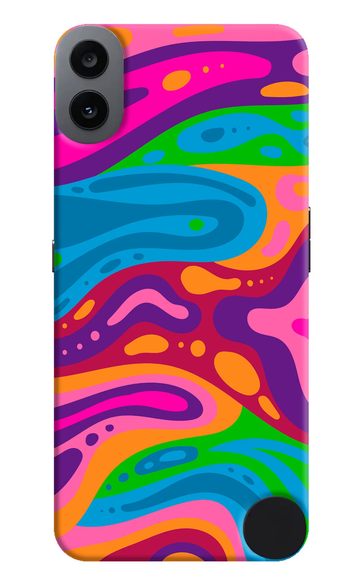 Trippy Pattern CMF by Nothing Phone 1 Hard Case Back Cover by Casekaro