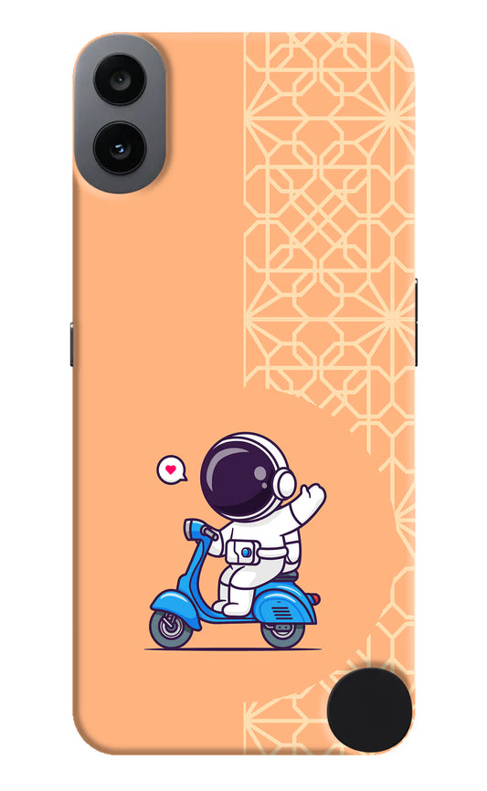 Cute Astronaut Riding CMF by Nothing Phone 1 Hard Case Back Cover by Casekaro
