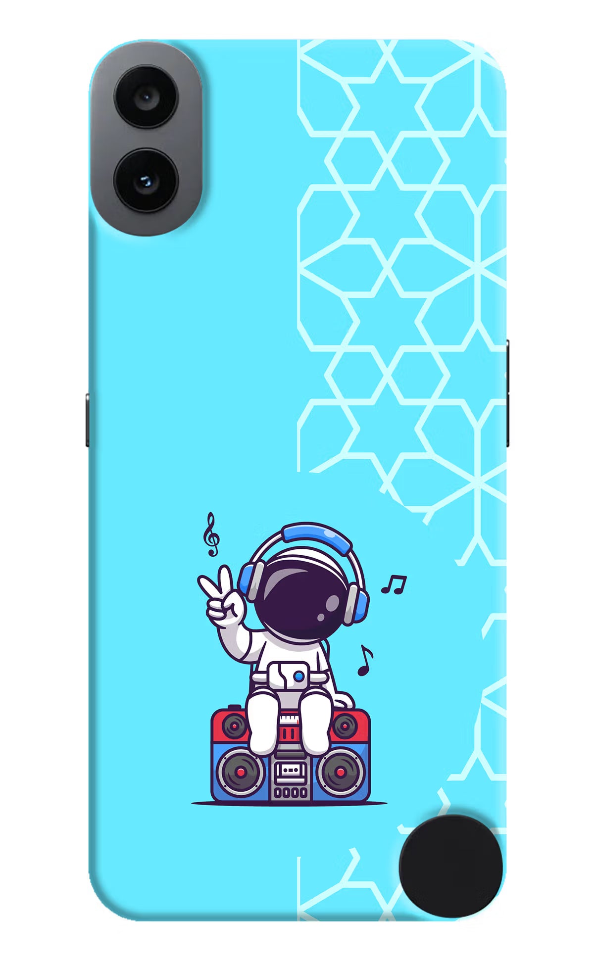 Cute Astronaut Chilling CMF by Nothing Phone 1 Hard Case Back Cover by Casekaro