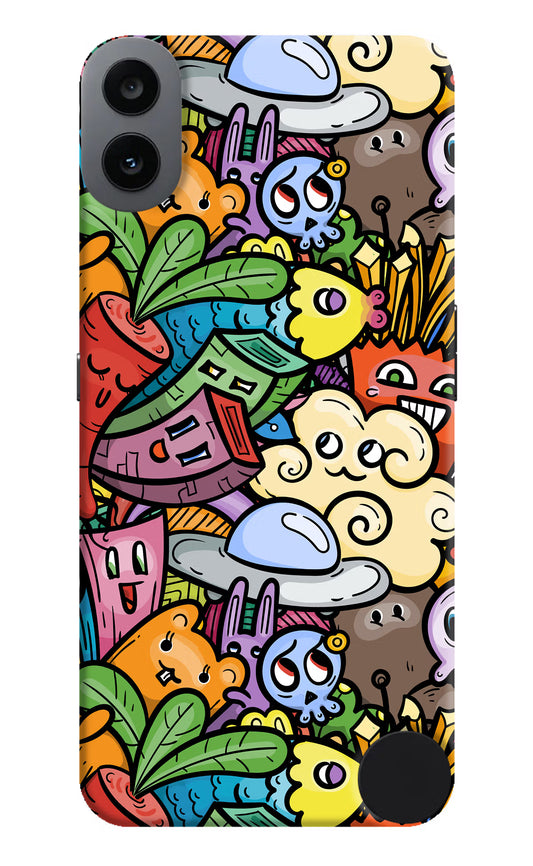 Veggie Doodle CMF by Nothing Phone 1 Hard Case Back Cover by Casekaro