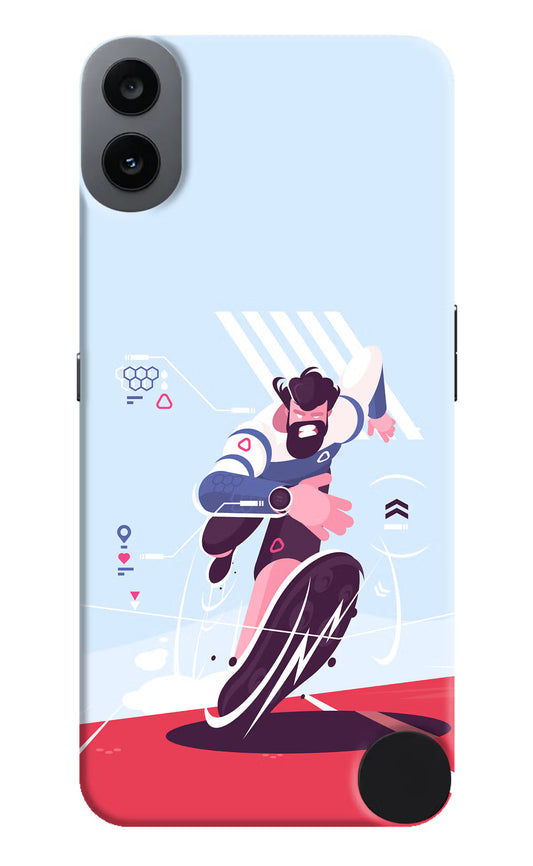 Run Pro CMF by Nothing Phone 1 Hard Case Back Cover by Casekaro