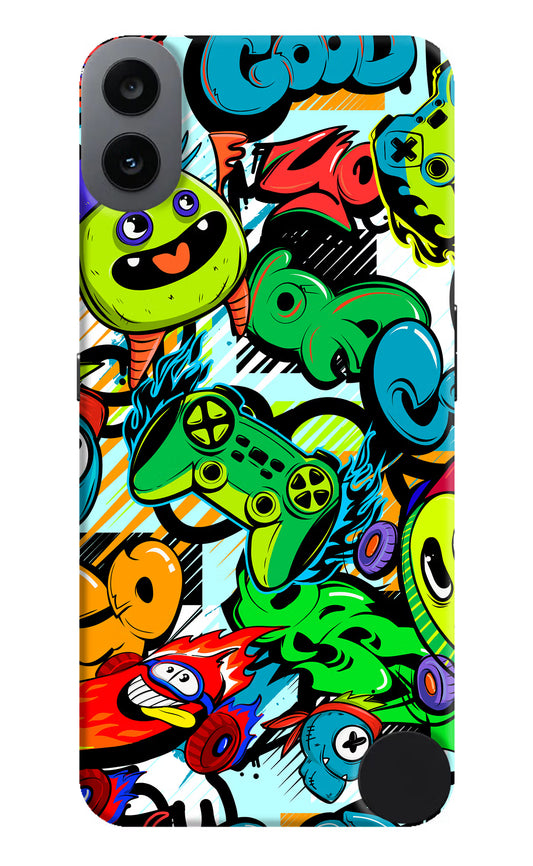 Game Doodle CMF by Nothing Phone 1 Hard Case Back Cover by Casekaro