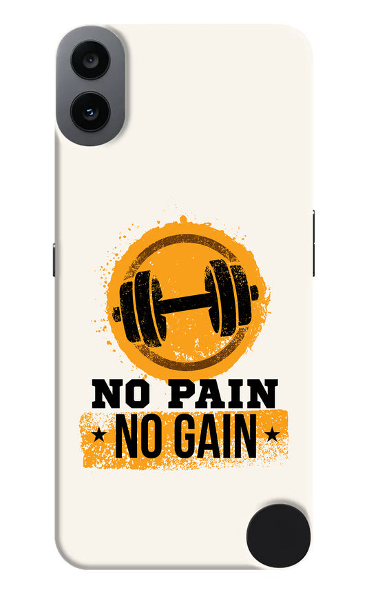 No Pain No Gain CMF by Nothing Phone 1 Hard Case Back Cover by Casekaro