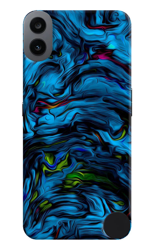 Dark Blue Abstract CMF by Nothing Phone 1 Hard Case Back Cover by Casekaro