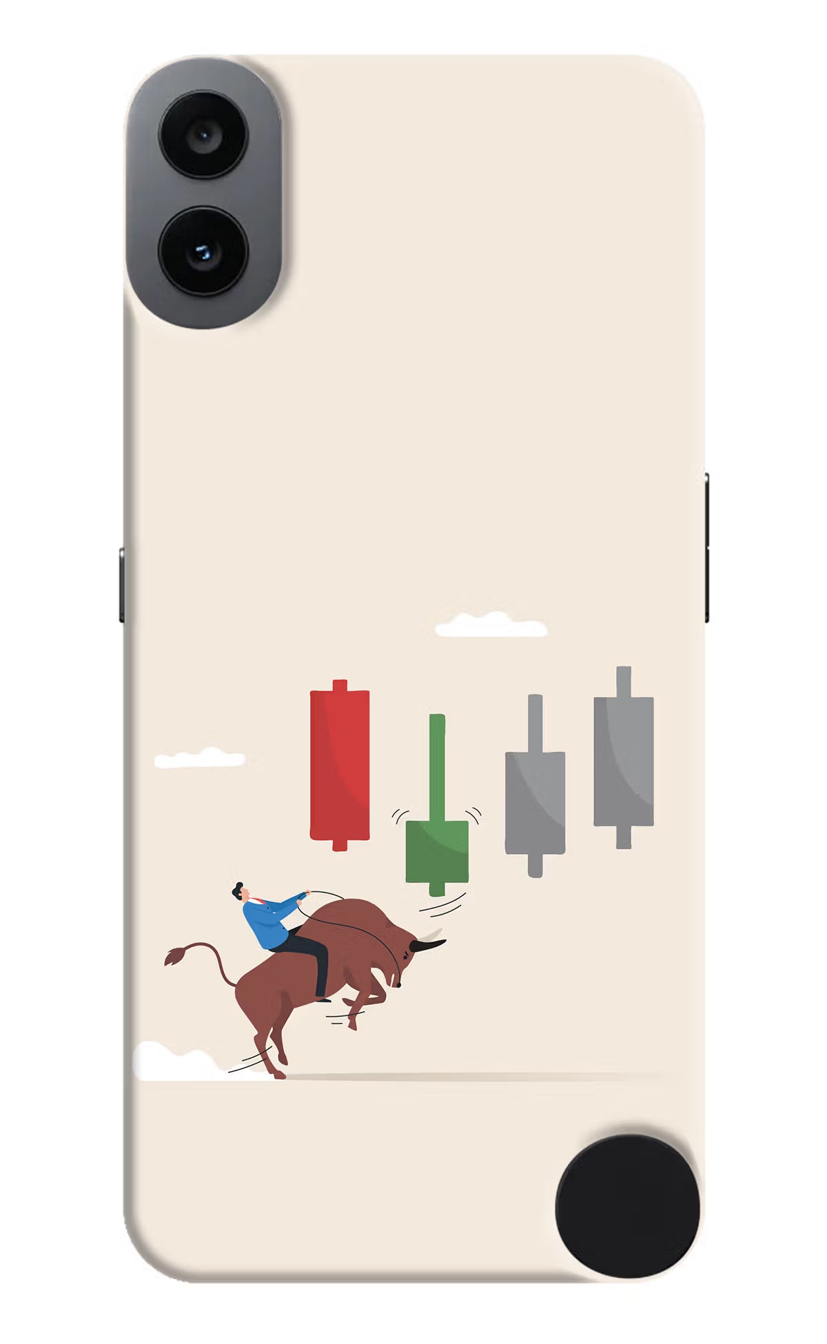 Bull Trading Momentum CMF by Nothing Phone 1 Hard Case Back Cover by Casekaro