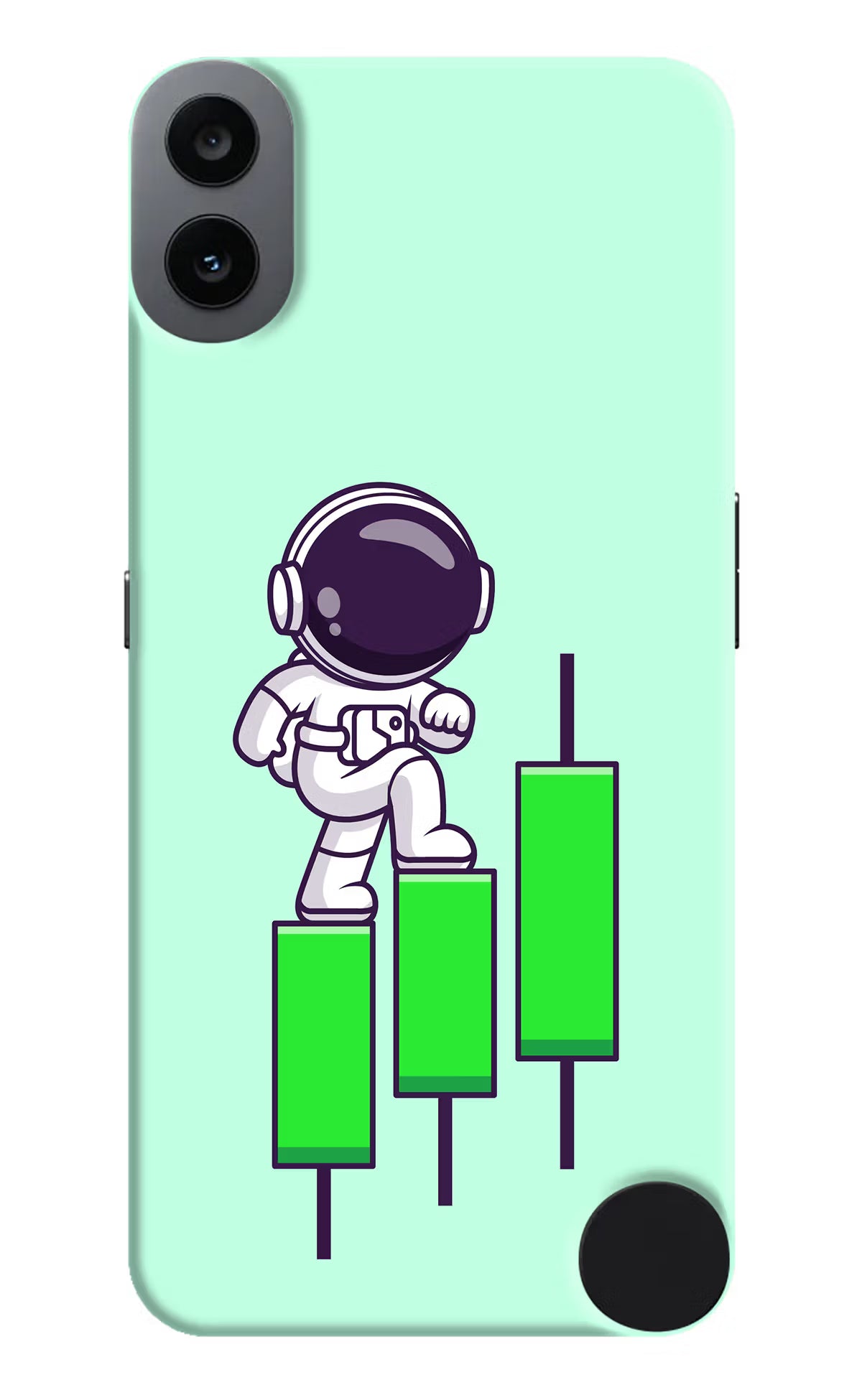 Astronaut Trader CMF by Nothing Phone 1 Hard Case Back Cover by Casekaro