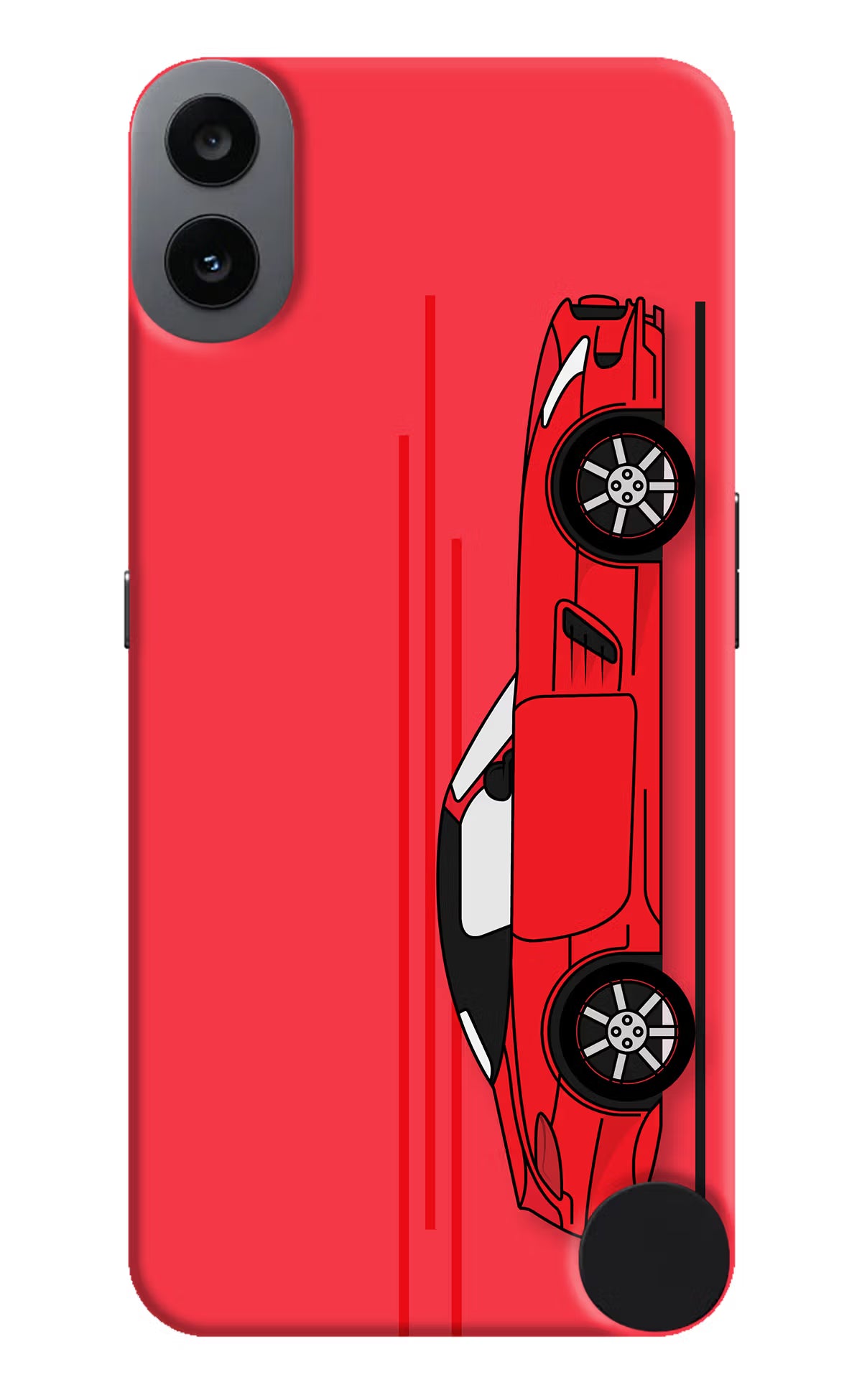 Red Velocity CMF by Nothing Phone 1 Hard Case Back Cover by Casekaro