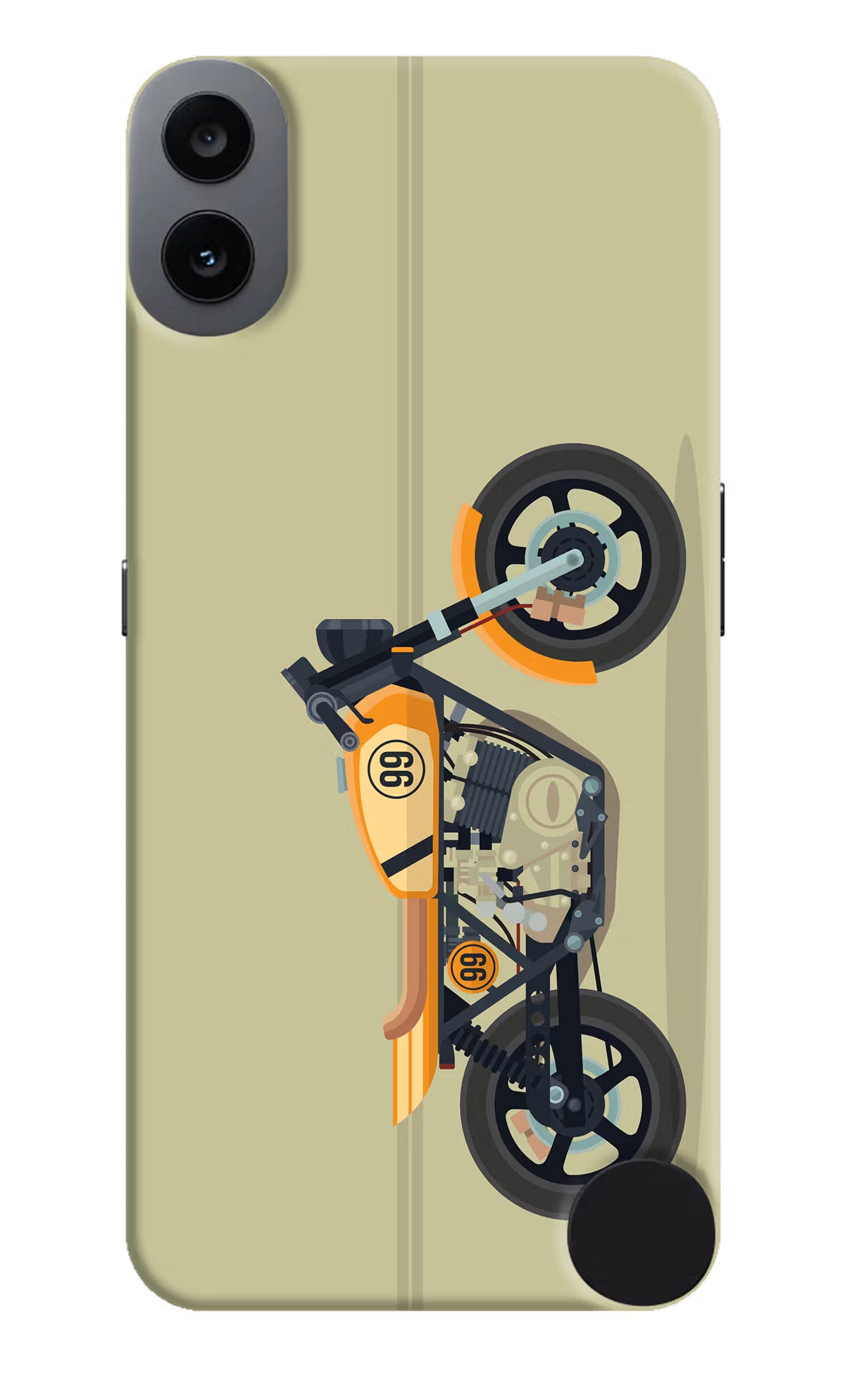 Vertical Speedster CMF by Nothing Phone 1 Hard Case Back Cover by Casekaro