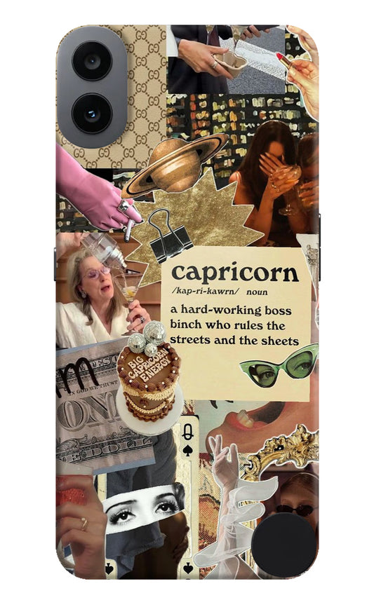 Capricorn Zodiac CMF by Nothing Phone 1 Hard Case Back Cover by Casekaro