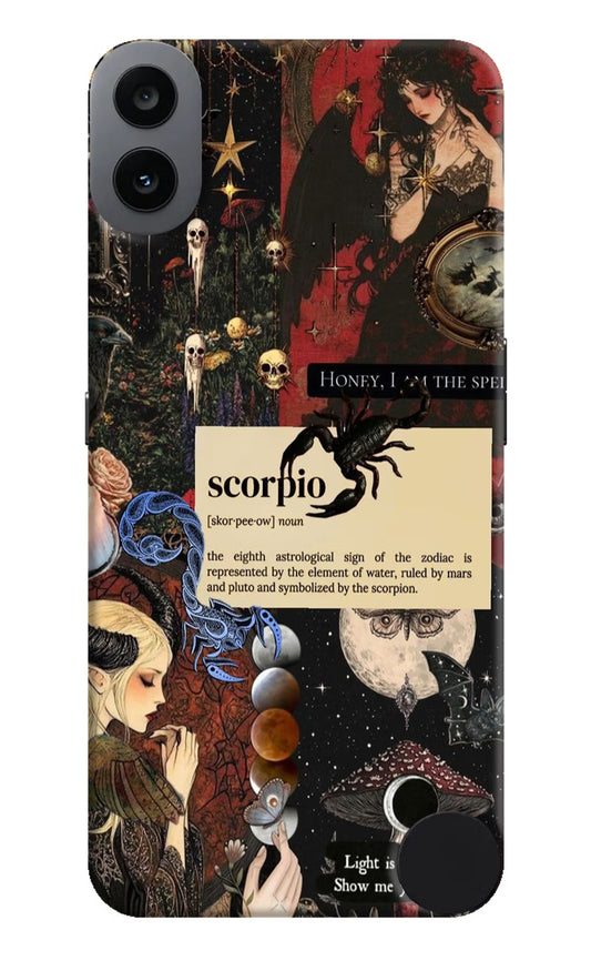 Scorpio Zodiac CMF by Nothing Phone 1 Hard Case Back Cover by Casekaro