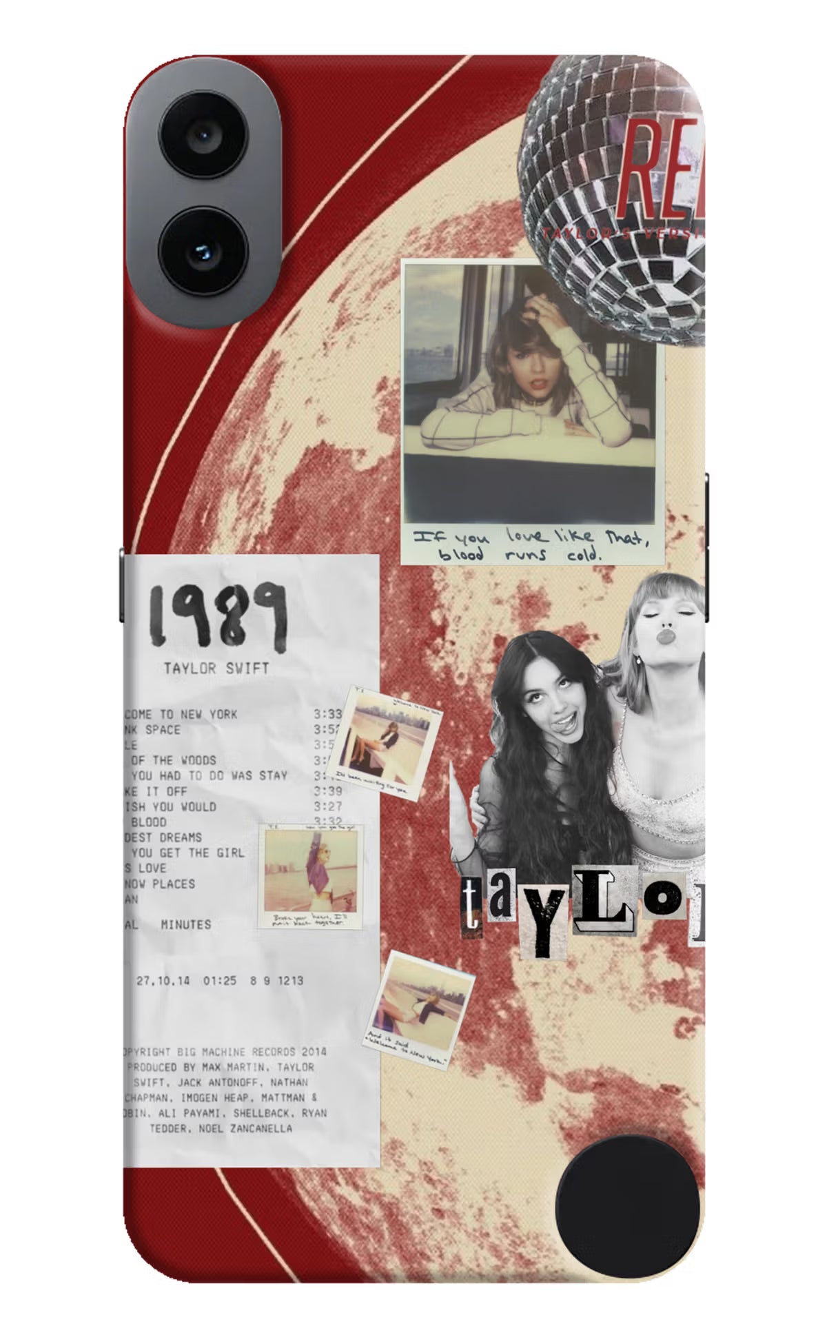 Taylor Swift CMF by Nothing Phone 1 Back Cover
