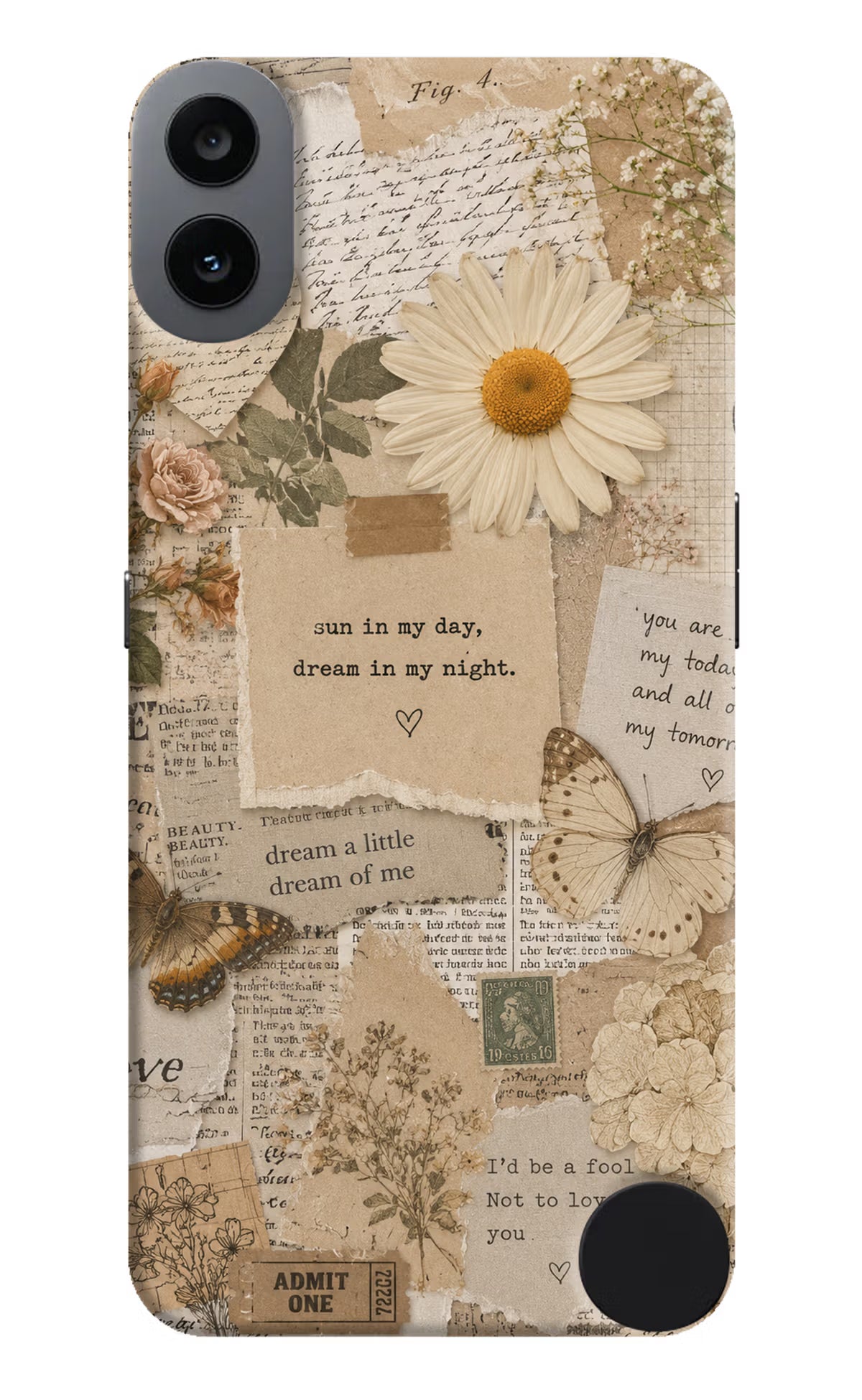 Vintage case CMF by Nothing Phone 1 Back Cover