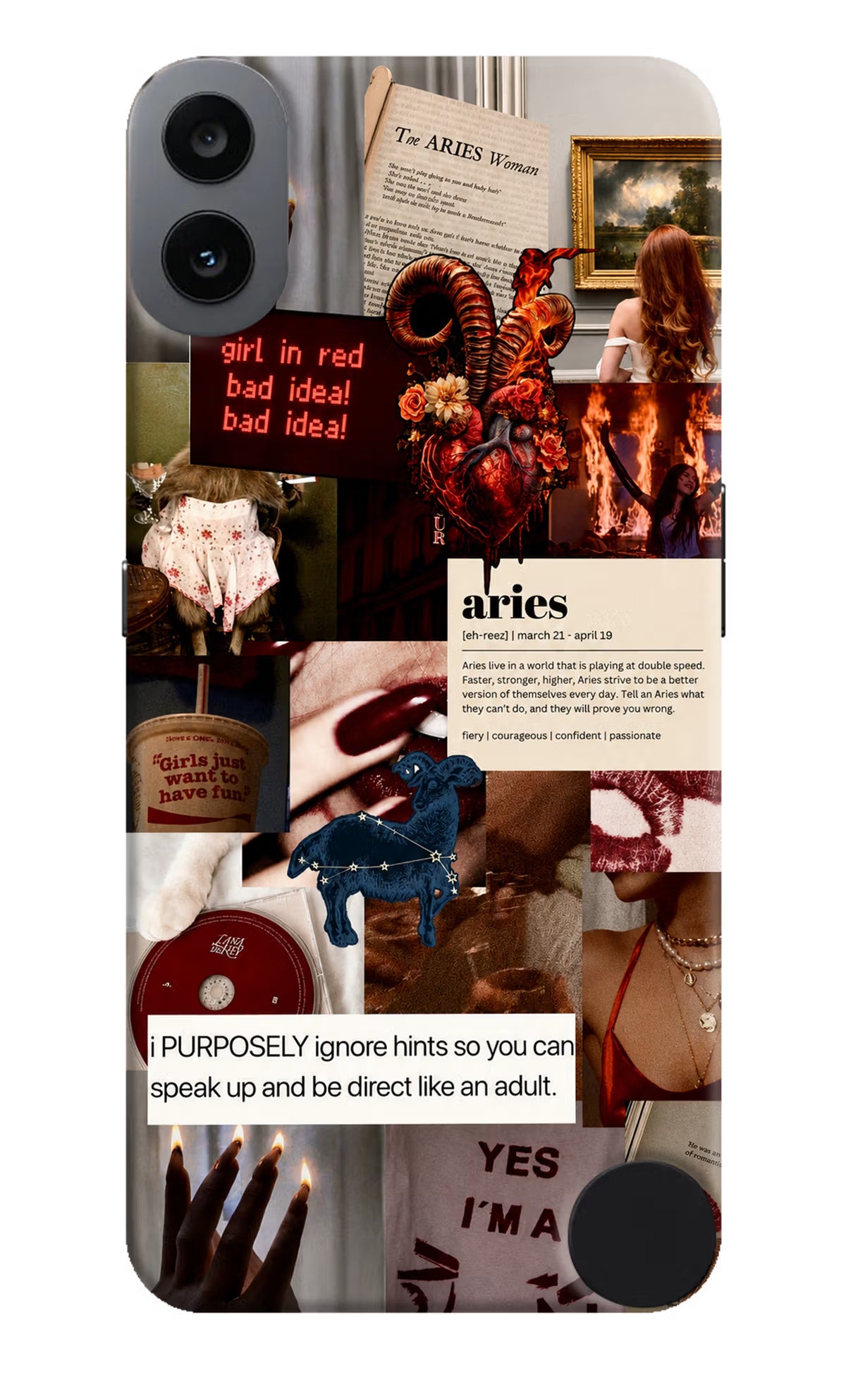 Zodiac Aries CMF by Nothing Phone 1 Back Cover