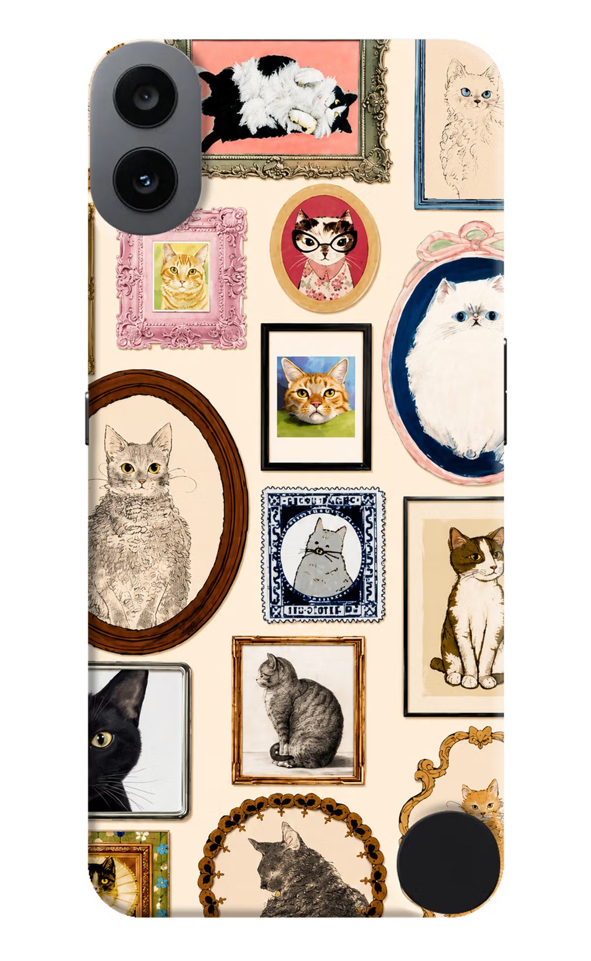 Mirror Cats CMF by Nothing Phone 1 Back Cover
