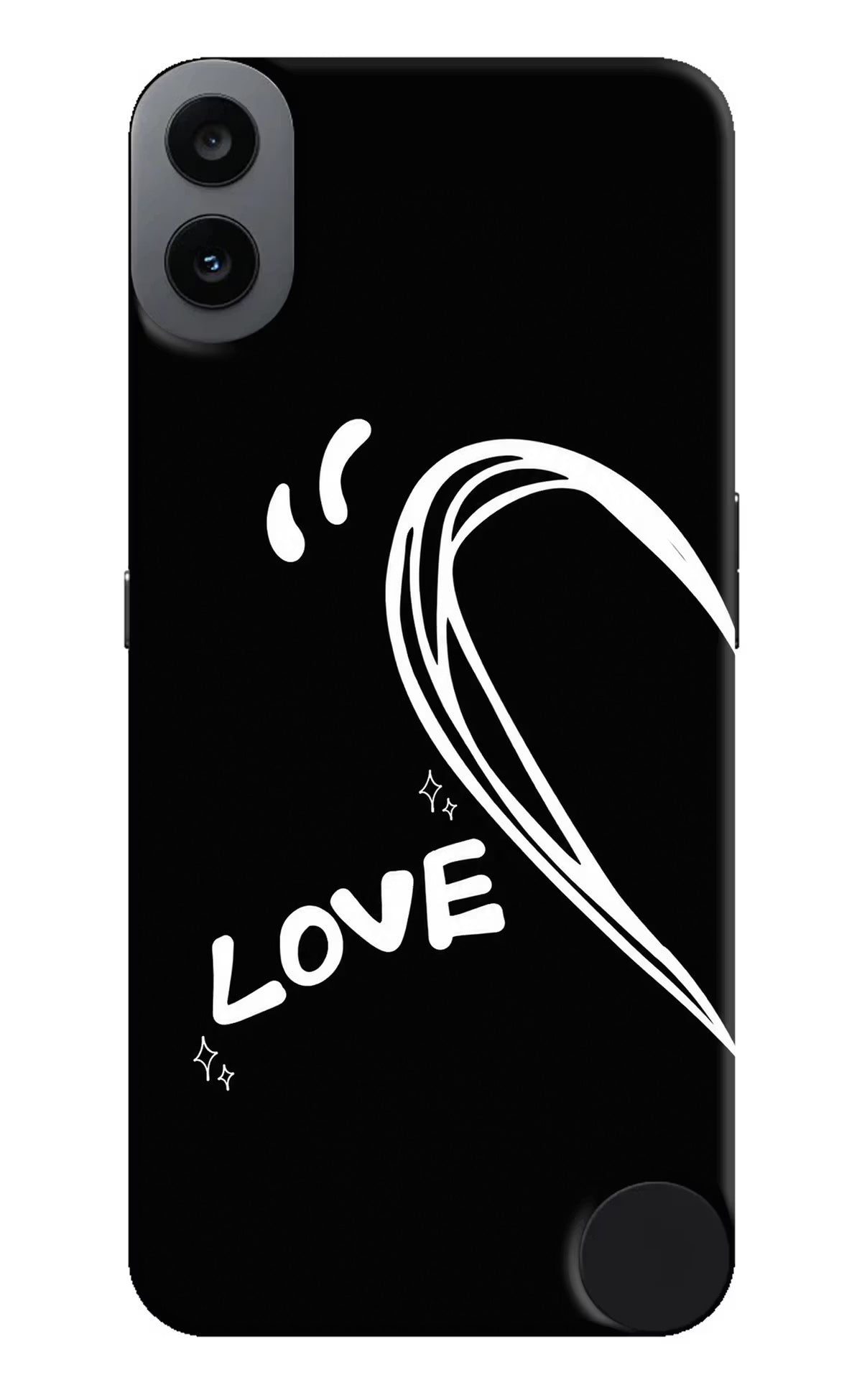 Love Line CMF by Nothing Phone 1 Back Cover