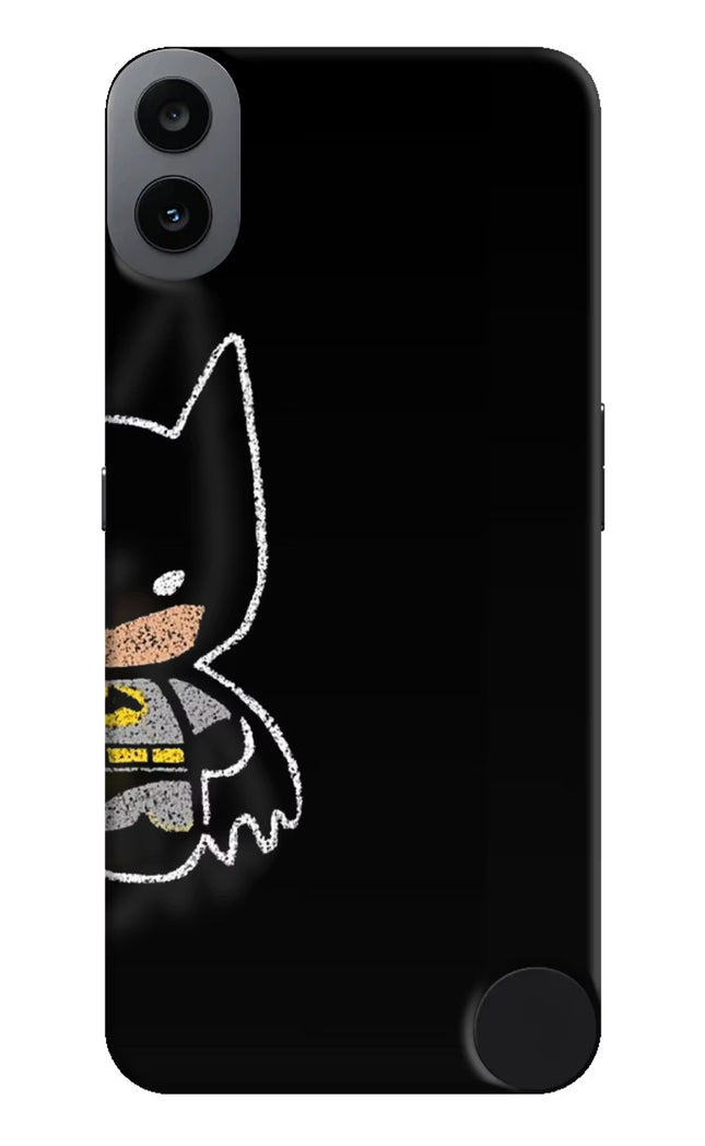 Bat Kitty CMF by Nothing Phone 1 Hard Case Back Cover by Casekaro