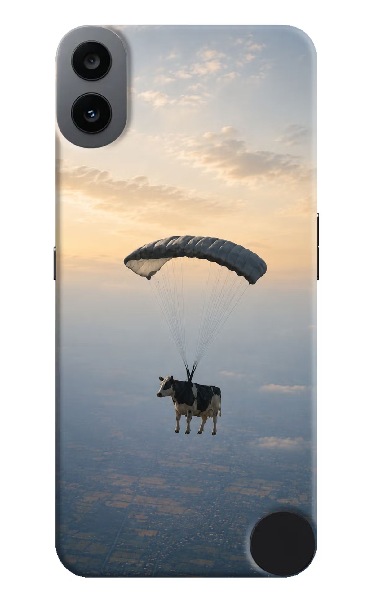 Skydiving Cow CMF by Nothing Phone 1 Back Cover