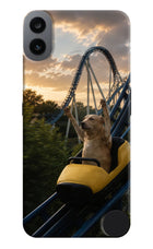 Rollercoaster Dog CMF by Nothing Phone 1 Hard Case Back Cover by Casekaro
