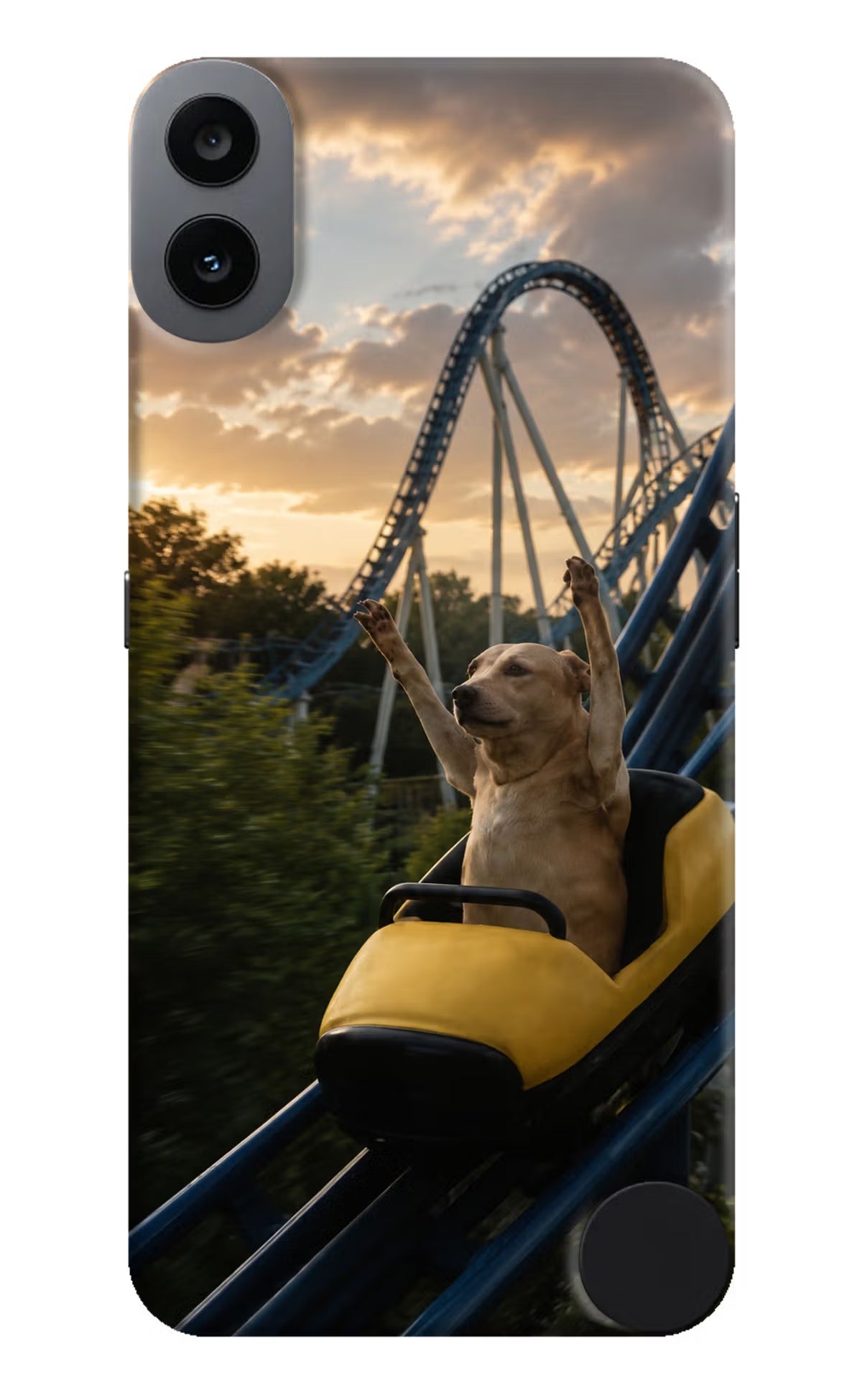 Rollercoaster Dog CMF by Nothing Phone 1 Back Cover
