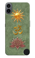 Om & Lotus CMF by Nothing Phone 1 Back Cover