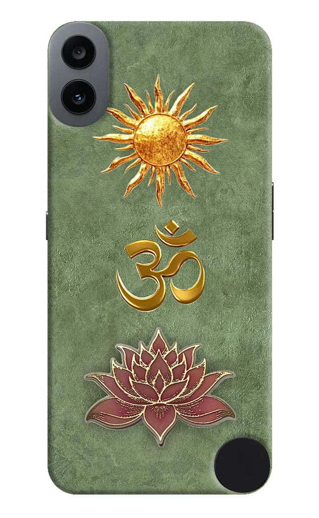 Om & Lotus CMF by Nothing Phone 1 Back Cover