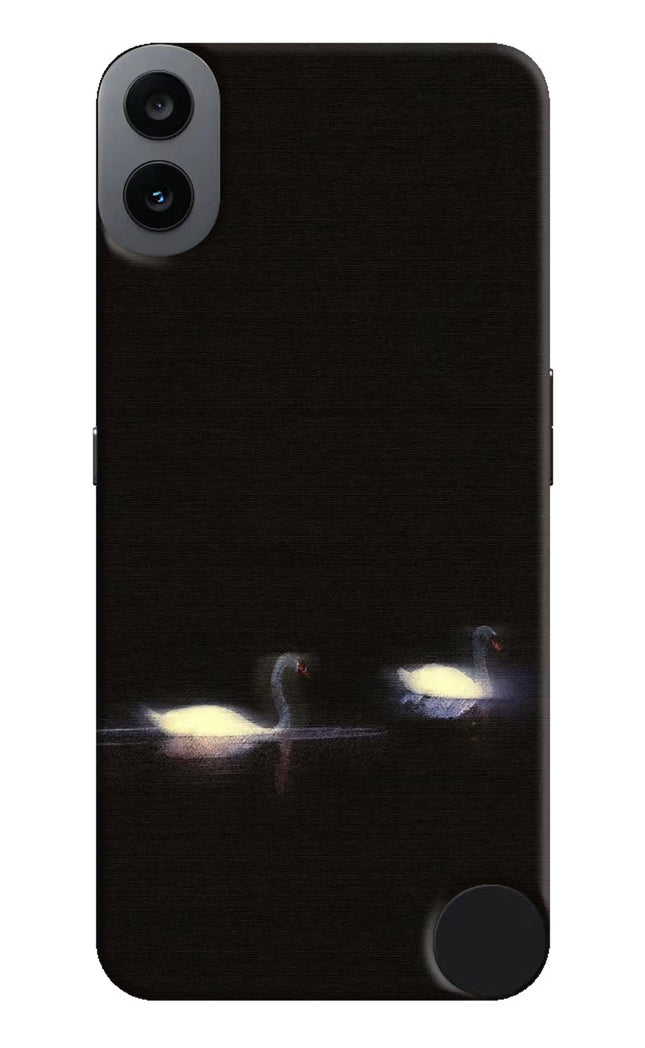 Silent Swans CMF by Nothing Phone 1 Hard Case Back Cover by Casekaro