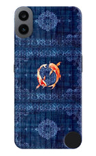 Koi Blue CMF by Nothing Phone 1 Hard Case Back Cover by Casekaro