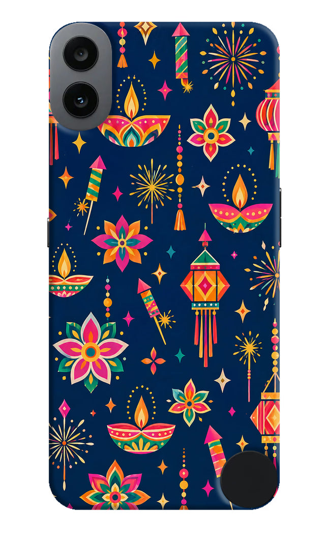 Festive Pop CMF by Nothing Phone 1 Hard Case Back Cover by Casekaro