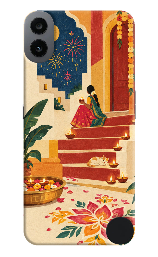 Diwali Rangoli CMF by Nothing Phone 1 Hard Case Back Cover by Casekaro