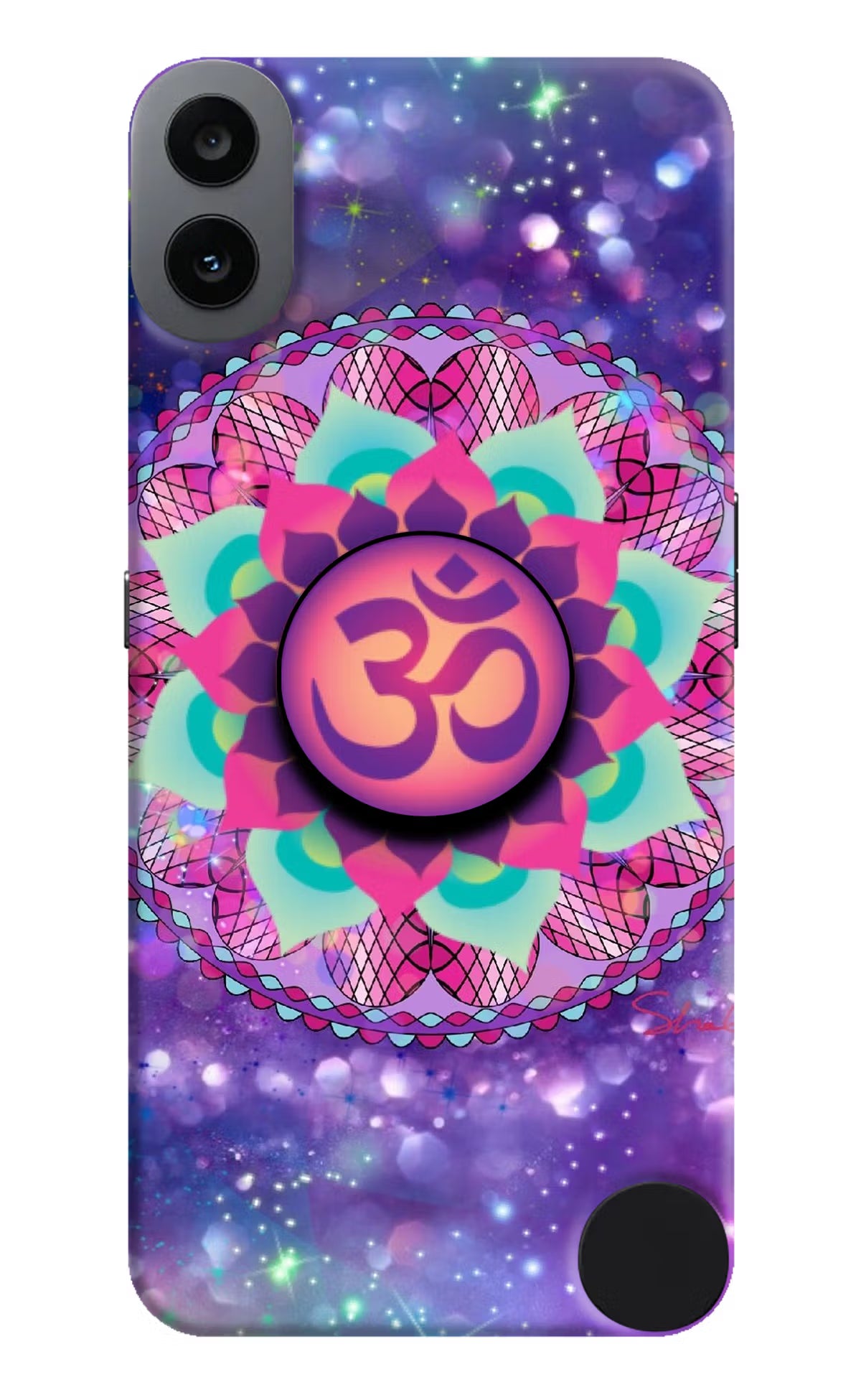 Om Purple CMF by Nothing Phone 1 Pop Case by Casekaro