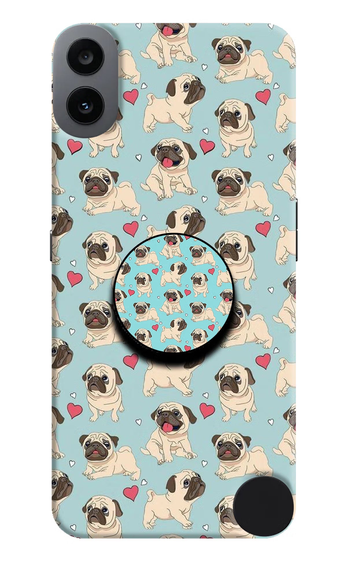 Pug Dog CMF by Nothing Phone 1 Pop Case by Casekaro