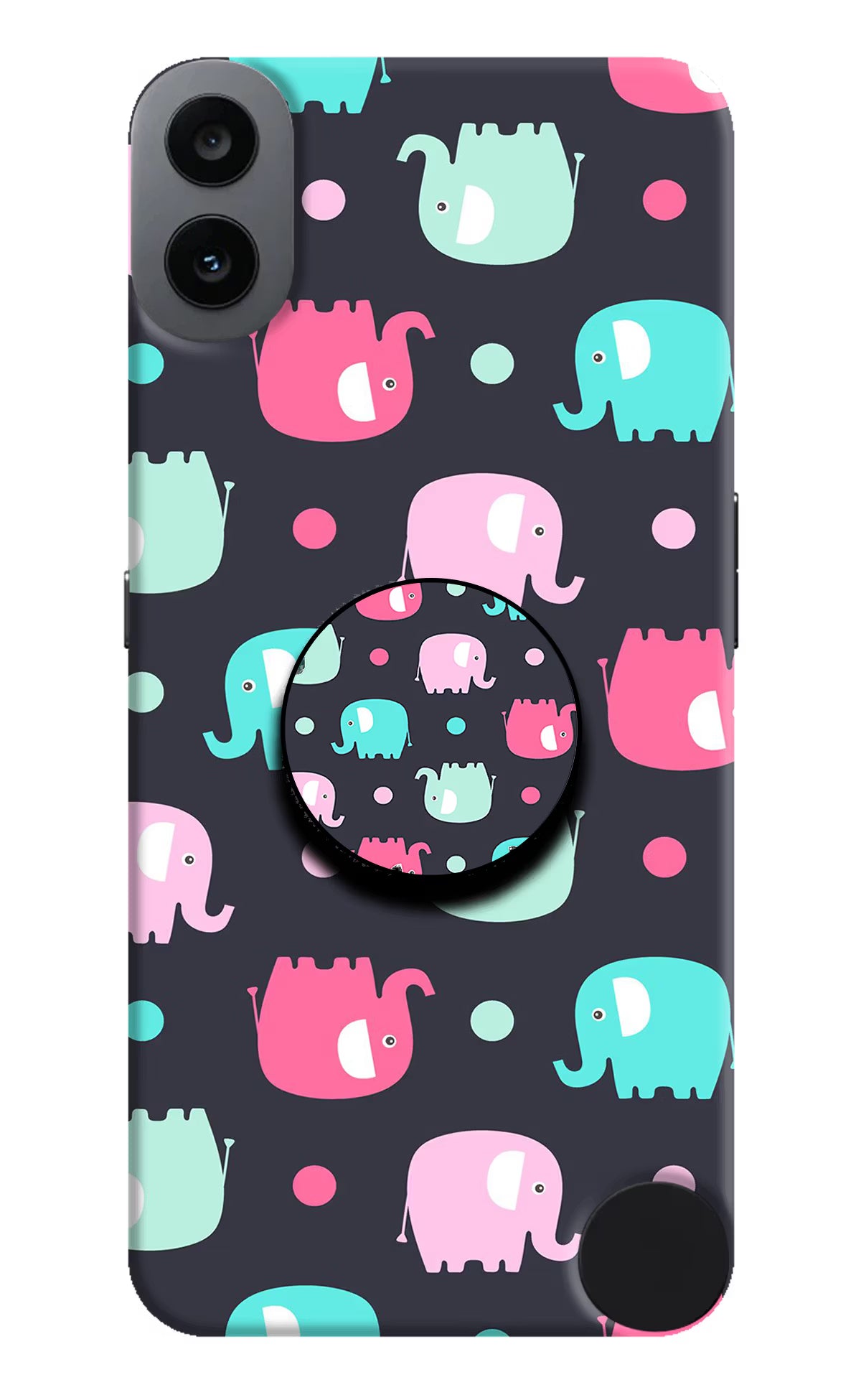 Baby Elephants CMF by Nothing Phone 1 Pop Case by Casekaro
