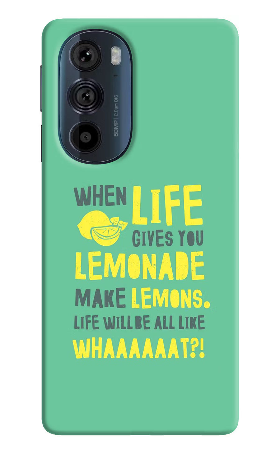 Quote Moto Edge 30 Pro Back Cover, Hard case