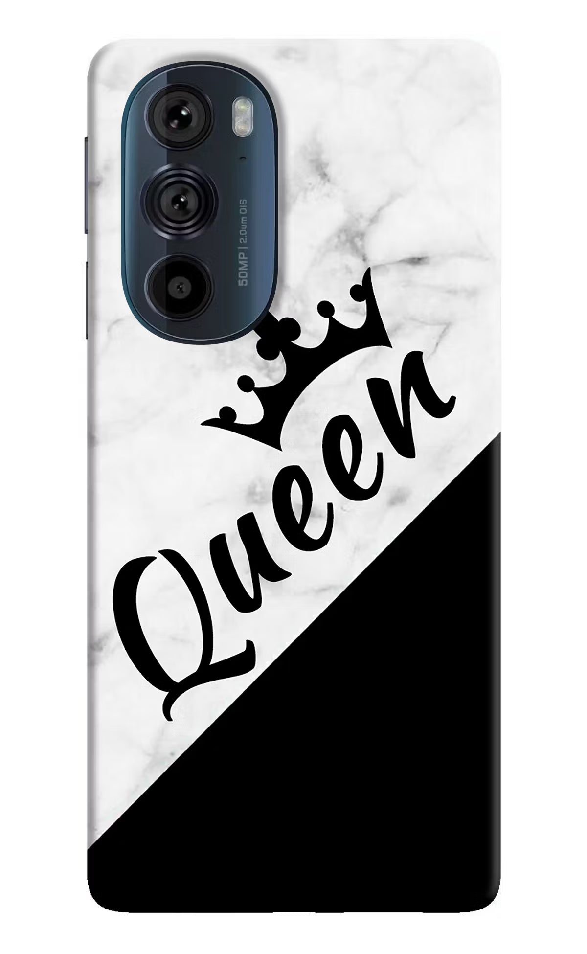 Queen Moto Edge 30 Pro Hard Case Back Cover by Casekaro