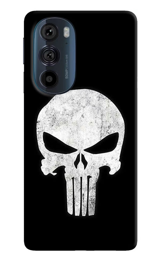 Punisher Skull Moto Edge 30 Pro Hard Case Back Cover by Casekaro