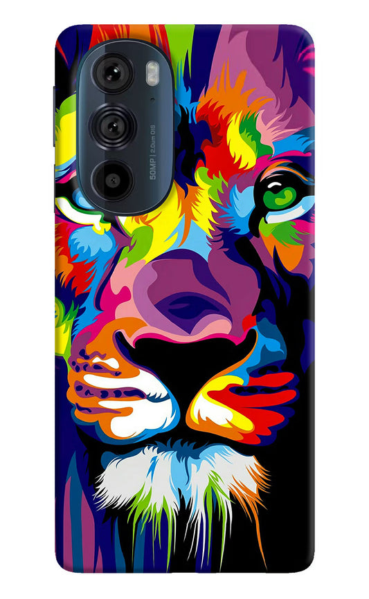 Lion Moto Edge 30 Pro Hard Case Back Cover by Casekaro