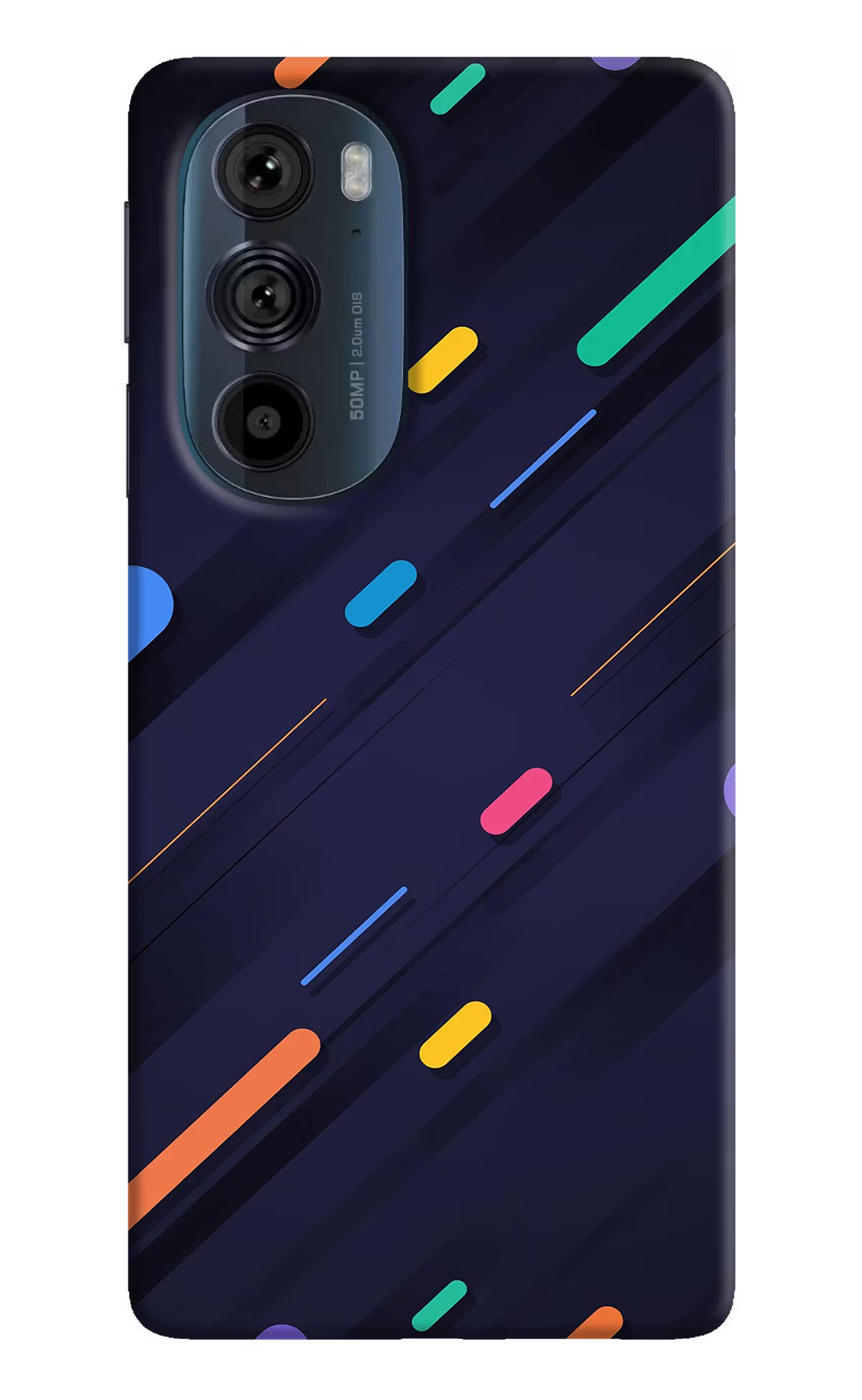 Abstract Design Moto Edge 30 Pro Hard Case Back Cover by Casekaro