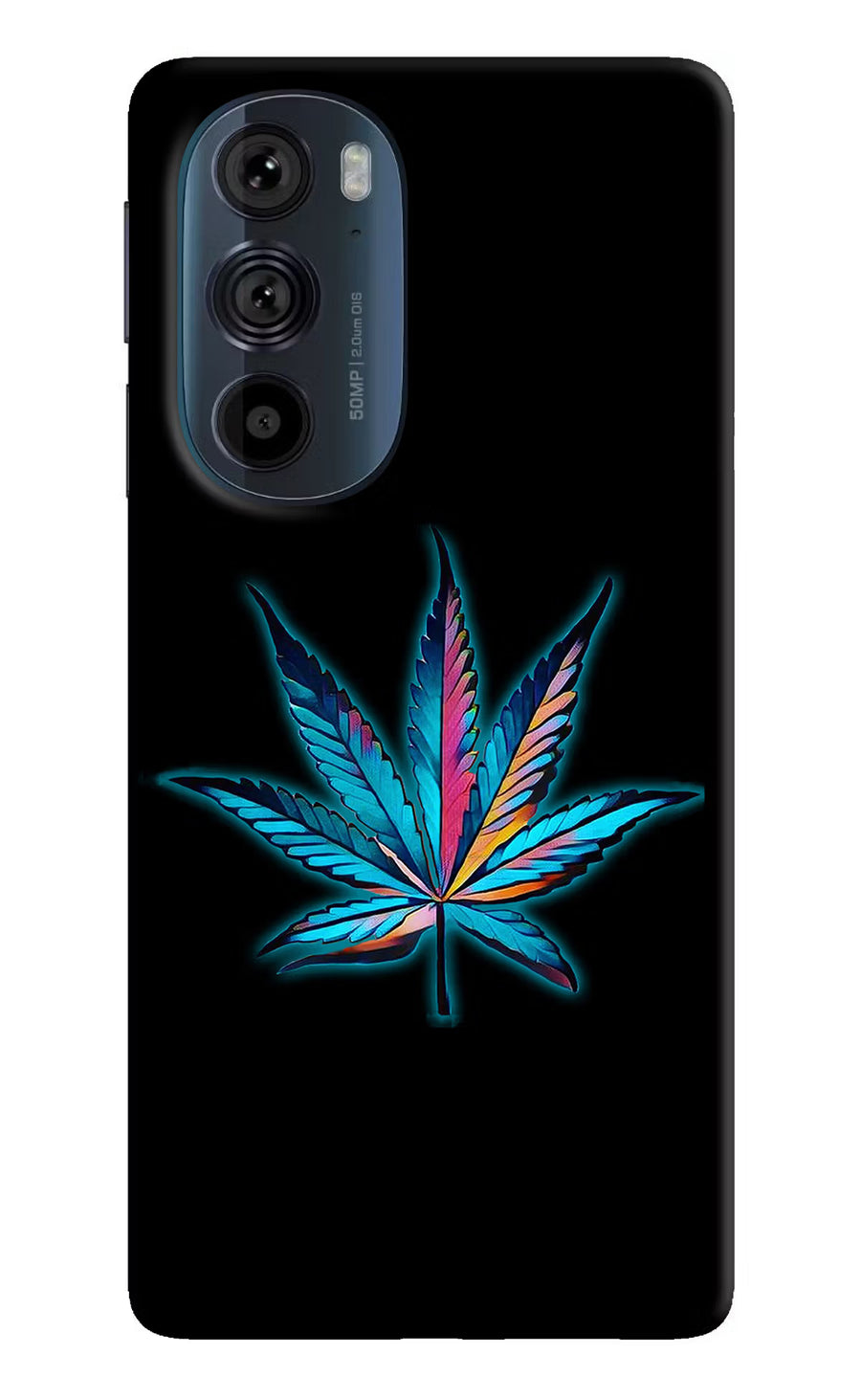 Weed Moto Edge 30 Pro Back Cover, Hard case