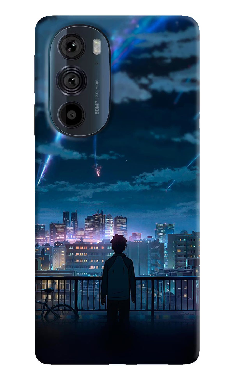 Anime Moto Edge 30 Pro Back Cover, Hard case
