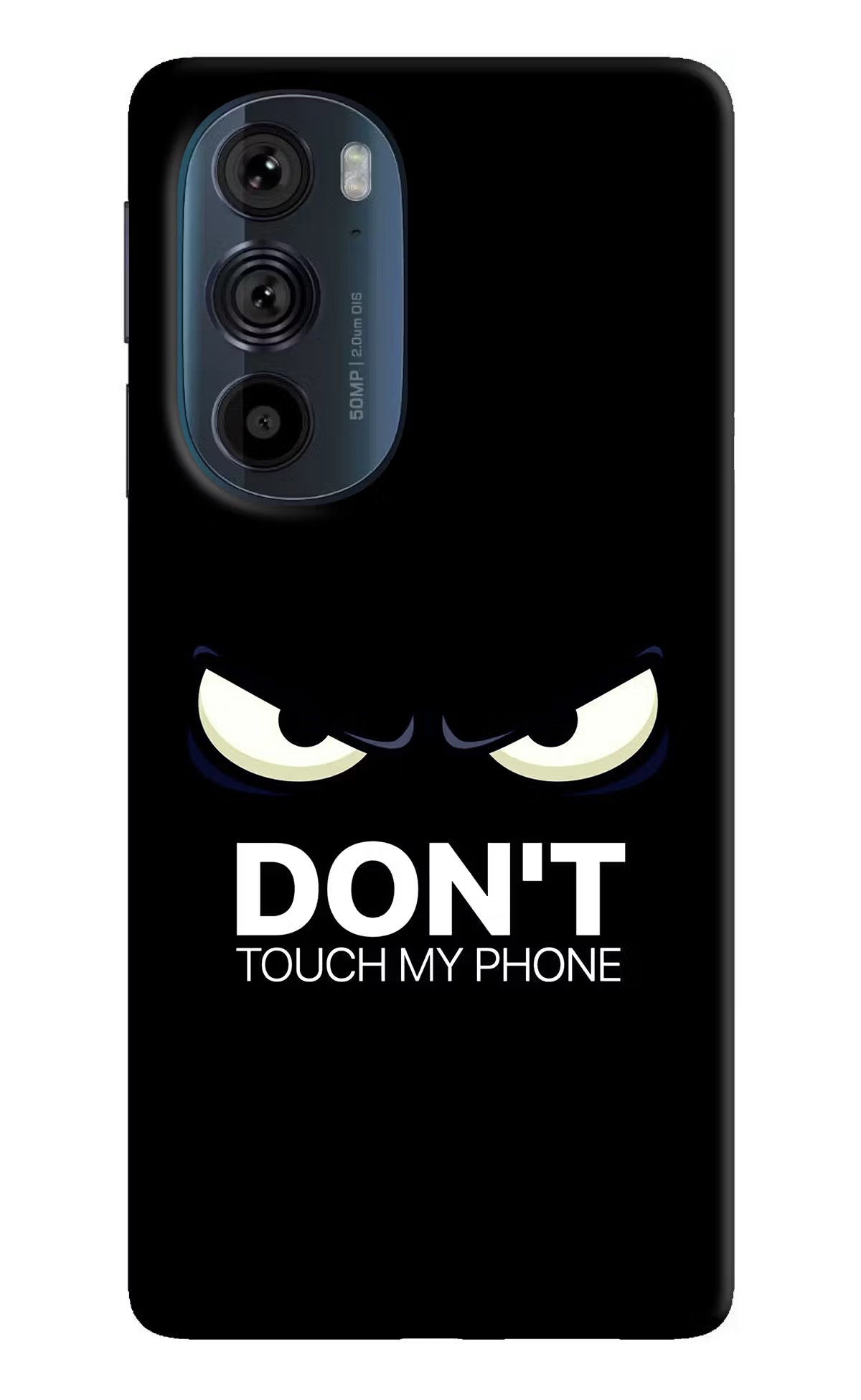 Don'T Touch My Phone Moto Edge 30 Pro Hard Case Back Cover by Casekaro
