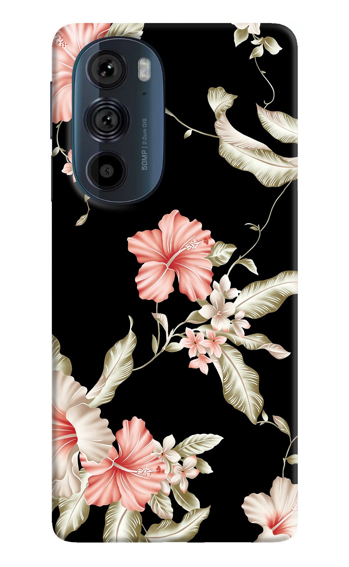 Flowers Moto Edge 30 Pro Back Cover