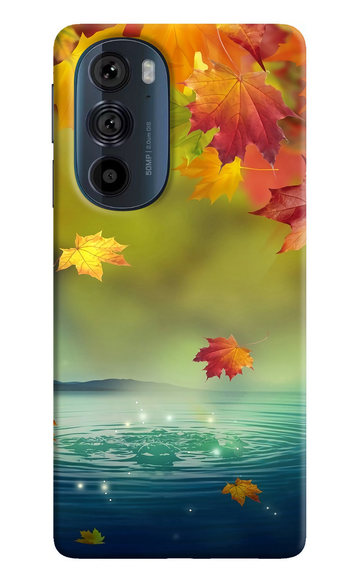 Flowers Moto Edge 30 Pro Back Cover