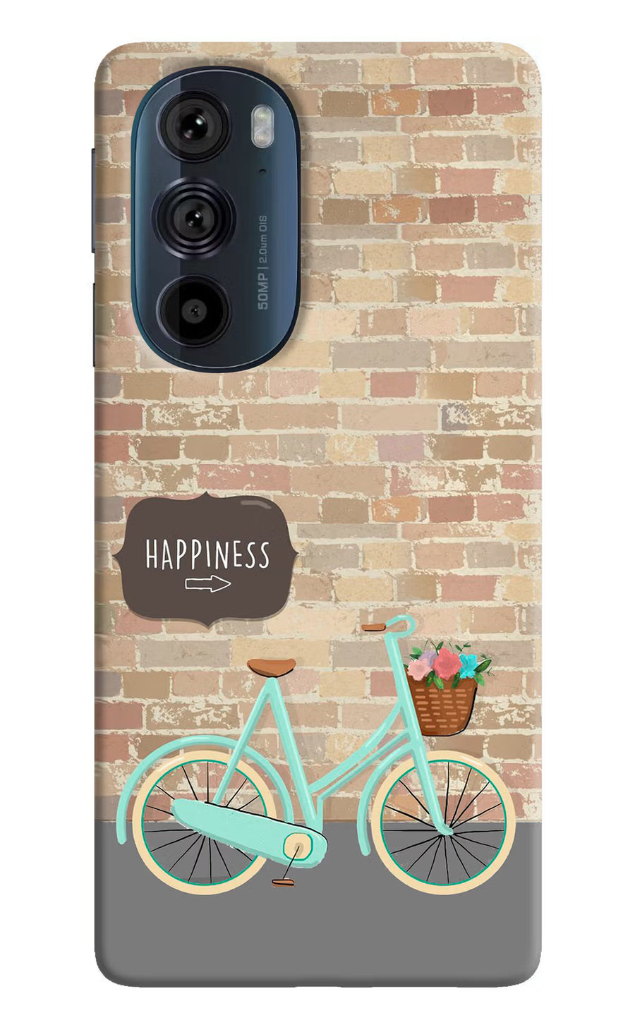 Happiness Artwork Moto Edge 30 Pro Back Cover, Hard case